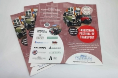Faversham Festival of Transport leaflet