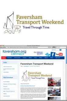Faversham Transport Weekend event (logo)