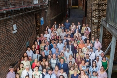 Wedding group photo (Shepherd Neame Brewery)